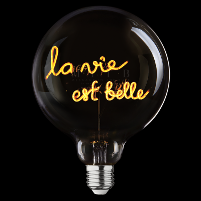 Ampoule à poser "La vie est belle"