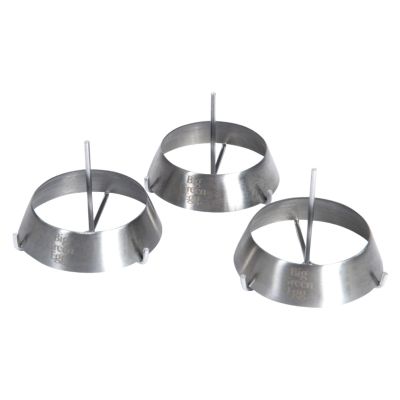 Lot de 3 anneaux à griller 