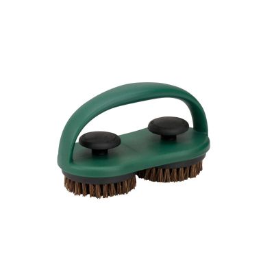 Brosse à récurer double tampons