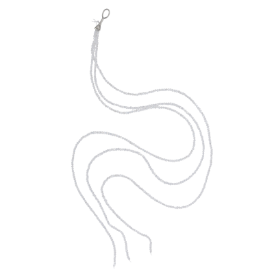 Suspension en perles et strass L 