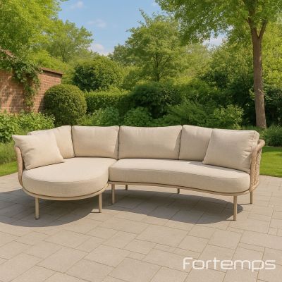 Salon de jardin Sardinia 2 places + méridienne