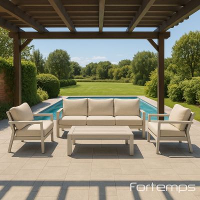 Salon de jardin Merano Dune mat