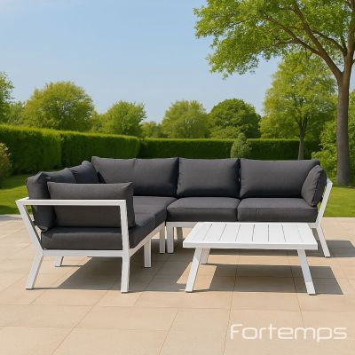 Salon de jardin Sasha blanc