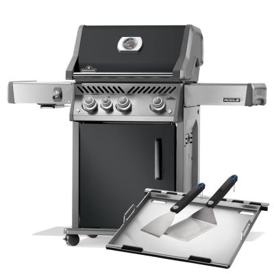 Napoléon Rogue Pro 425 IR gris - Promo avec plancha et grattoir offerts !