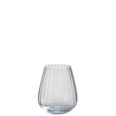 Verre à eau avec lignes