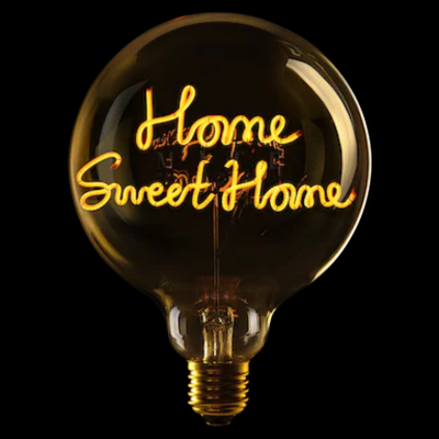Ampoule à poser "Home sweet home"
