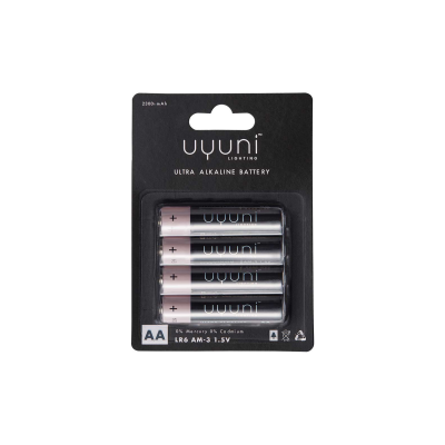 Set de 4 piles/batterie AA Uyuni