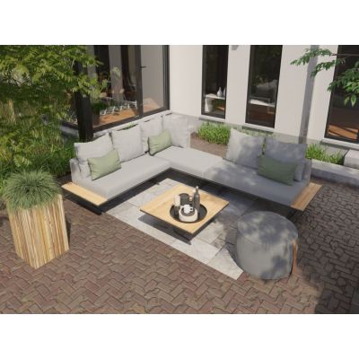 Salon de jardin modulable Endless ( 3 modules + table)