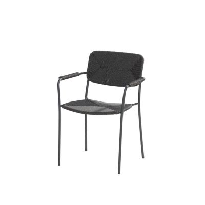 Fauteuil empilable Bora anthracite