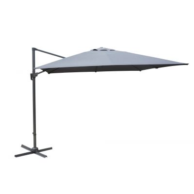 Parasol déporté 3x3m NH | Gris (pied en croix)