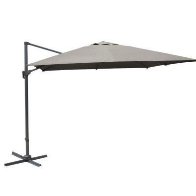 Parasol déporté 3x3m NH | Taupe (pied en croix)