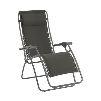 Fauteuil Relax RSX Matelassé | Ardoise - Tube titane