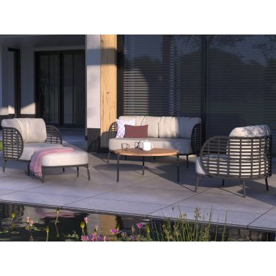 Salon de jardin Fabrice avec table Yoga