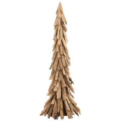 Sapin de Noël déco en bois L (35x35x100cm)