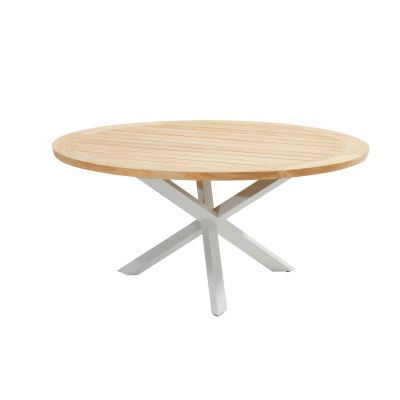 Ensemble de jardin Grey Frost  Prado/Barista : table ronde Ø160 cm + 6 fauteuils