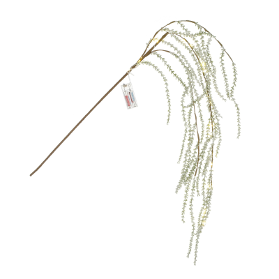 Branche de springeria tombante givrée avec led