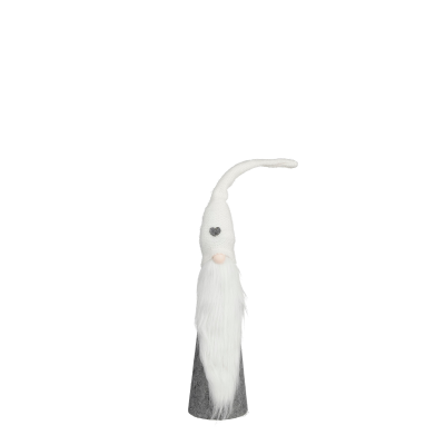 Gnome de Noël blanc 