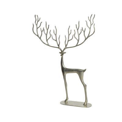 Renne aluminium - l43.00-w9.50-h61.50cm - nickel (pieces)