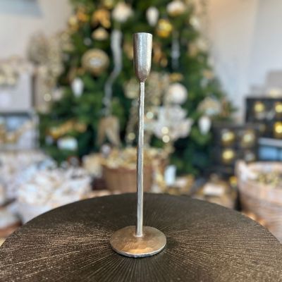 Bougie en fer forgé de table - métal - bronze antique - H 30cm (grand)