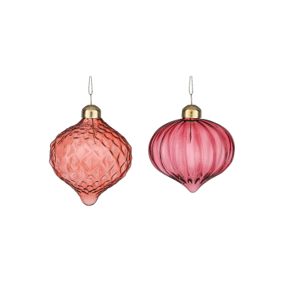 Boule de Noël rouge 
