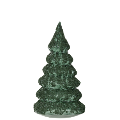 Sapin  givre verre vert S