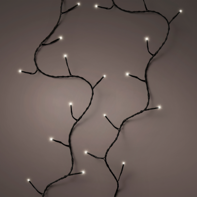 Guirlande lumineuse Led guirlande basic - 1800cm-240l - noir/blanc chaud 