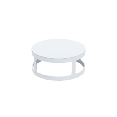 Table Basse Burford blanc Ø62