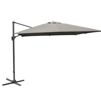 Parasol déporté 3x3m NH | Taupe (pied en croix)