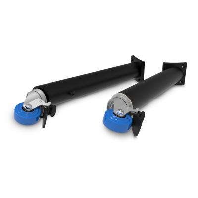 Kit de roues pivotantes pour barbecue pellet
