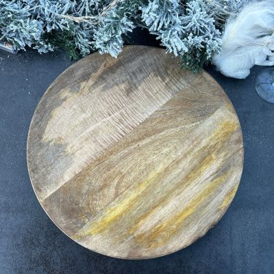Assiette ronde en bois M